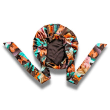 Load image into Gallery viewer, Double Layer Satin Bonnet | Too Pretty To Be Forgotten Bonnet